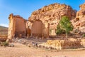 Qasr al Bint in Petra, Jordan Royalty Free Stock Photo