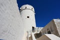 Qasr al-Hosn Fort, a historical landmark in Abu Dhabi, UAE. Clear Sunny day 12 March 2020