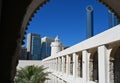 Qasr al-Hosn Fort, a historical landmark in Abu Dhabi, UAE. Clear Sunny day 12 March 2020