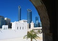 Qasr al-Hosn Fort, a historical landmark in Abu Dhabi, UAE. Clear Sunny day 12 March 2020