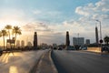 Qasr El Nil Bridge over the River Nile, Cairo, Egypt Royalty Free Stock Photo