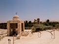 Qasr el Yahud near Jericho, according to tradition it is the place where the Israelites crossed the Jordan River where Jesus was