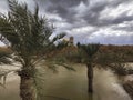 Qasr el Yahud near Jericho, according to tradition it is the place where the Israelites crossed the Jordan River where Jesus was