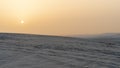 Qatar adventurous place khor al udeid ,sea line area filled with many dunes