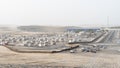 Qatar adventurous place khor al udeid ,sea line area filled with many tents