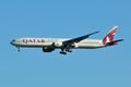 Qatar Airways Boeing 777 Landing