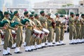 Qatar Army Music Band Royalty Free Stock Photo