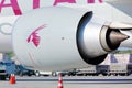 Qatar Cargo Airlines closeup