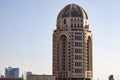 qatar tower in the beach sea in katara