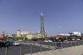 Qatar, Doha, The Torch Tower, Khalifa International Stadium and Villaggio Mall