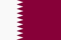 Qatar flag background illustration maroon white nine serrated edges