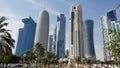 Qatar skyline in a sunny day