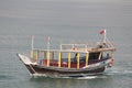 Qatar traditional dhow fishing boats