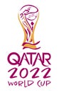 Qatar World cup 2022 Football vector illustration on a white backgroun