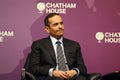 QatarÃ¢â¬â¢s foreign affairs minister Sheikh Mohammed Bin Abdulrahman Al-Thani speaking at Chatham House, London on 17 February, 2022