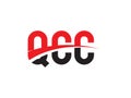 QCC Letter Initial Logo Design Vector Illustration Royalty Free Stock Photo