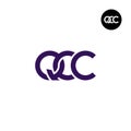 QCC Logo Letter Monogram Design Royalty Free Stock Photo