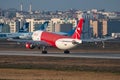 Qeshm Air Airbus A300 EP-FQM passenger plane departure at Istanbul Ataturk Airport