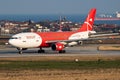 Qeshm Air Airbus A300 EP-FQM passenger plane departure at Istanbul Ataturk Airport