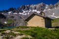 Lake sainte anne qeyras in hautes alpes in france