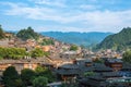 Qian Hu Miao Zhai Daytime Village Landscape, Ancient Chinese Cul