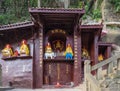 Qiaotou Kwan-yin, small Buddhist temple at bridge end at Ciqikou Royalty Free Stock Photo