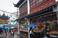 Qibao Old Street area in Shanghai city, China Royalty Free Stock Photo