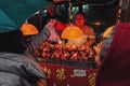 Qibao Old Street area in Shanghai city, China Royalty Free Stock Photo