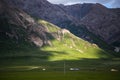 Qilian Mountain Grassland in Qinghai, China Royalty Free Stock Photo