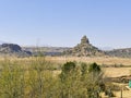 Qiloane, a mountain in Lesotho next to Thaba Bosiu Royalty Free Stock Photo