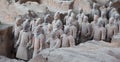 Qin dynasty Terracotta Army, Xian (Sian), China Royalty Free Stock Photo