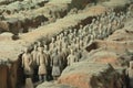Qin Shi Huang. The terracotta army Royalty Free Stock Photo