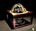 Qing Kangxi Nan Huairen Antique Globe Astronomical Instrument Silver-plated Armillary Earth Rotation Sphere Ferdinand Verbiest 