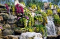 Qingbaijiang, China: Chrysanthemum Waterfall Royalty Free Stock Photo