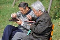 Qingbaijiang, China: Couple Eating Lunch