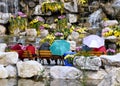 Qingbaijiang, China: Women in Park