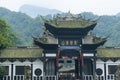Qingcheng Back Mountain gate, Chinese retro architecture