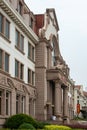 Old style German colonial buildings in downtown Qingdao, China