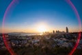 Qingdao City Sunset View Royalty Free Stock Photo