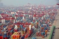 Qingdao Port Container Terminal Royalty Free Stock Photo