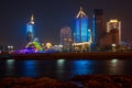 Qingdao Zhanqiao Pier, night scene