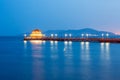 Qingdao Zhanqiao Pier, night scene