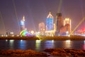 Qingdao Zhanqiao Pier, night scene