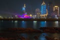 Qingdao Zhanqiao Pier, night scene