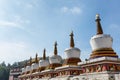 Qinghai kumbum monastery scenery Royalty Free Stock Photo