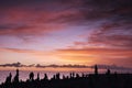 Qinghai Lake at Sunrise Royalty Free Stock Photo