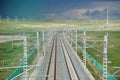 Qinghai-Tibet Railway Royalty Free Stock Photo