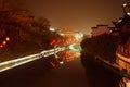 Qinhuai river night scenery Royalty Free Stock Photo