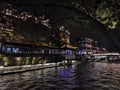 The Qinhuai River at night is still prosperous and beautiful Royalty Free Stock Photo