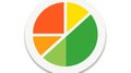 A QlikView icon representing the business intelligence software used for creating interactive data created with Generative AI Royalty Free Stock Photo